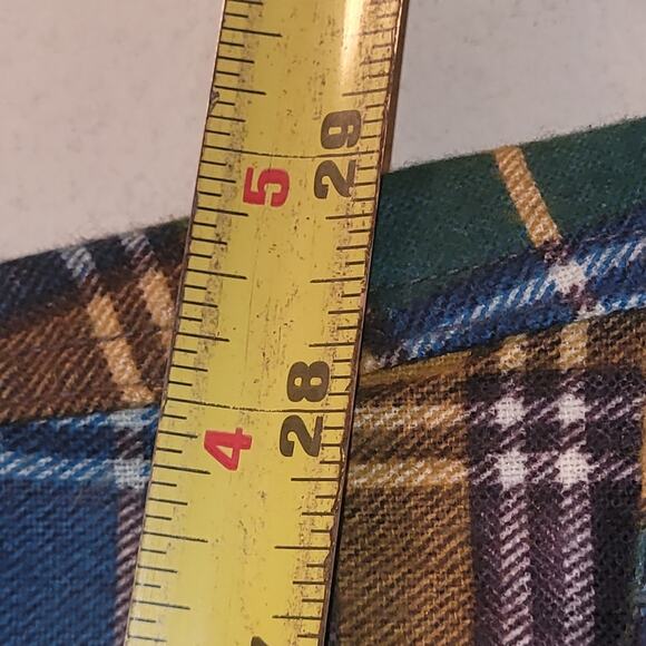 Vntg 50 Mens P-N-H Plaid Cotton Flannel Shirt Swiftie Size 17 Kurt Cobain USA - Picture 7 of 9